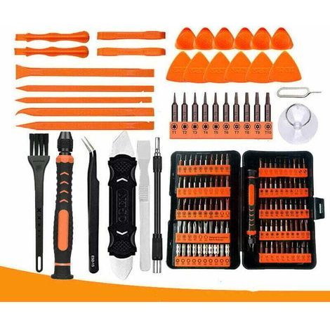 130-teiliges Präzisionsschraubendreher-Set, Werkzeugset mit Torx T1 T2 T3 T4 T5, T6 T7 T8 T9 T10 T15 T20, Stern P2/P5/P6, für iPhone, von DEBUNS (1/5)
