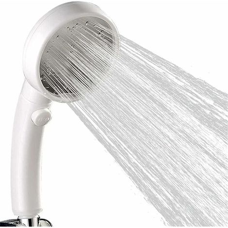 Antikalk-Duschkopf mit 360°-Drehung, konstanter Temperatur und edler weißer Oberfläche – AquaForge