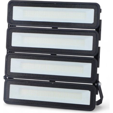 Faro LED modulare 200W IP65 Nero 20000lm 6000K Luce Fredda Proiettore Esterno 120° Alta Potenza (1/4)