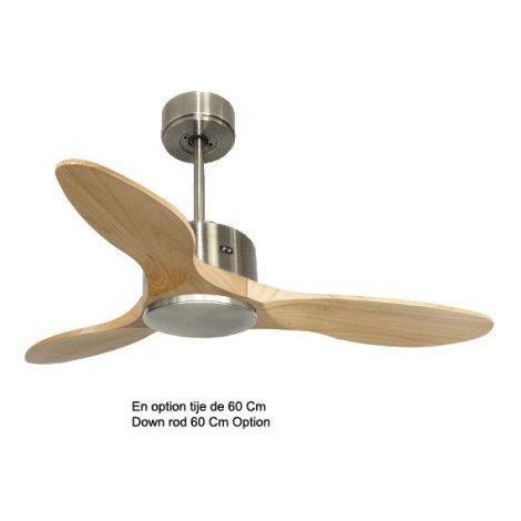 Modulo Super destratificateur d' air  laiton et bois massif clair 10 à 25 m² KLDC5P5SW106
