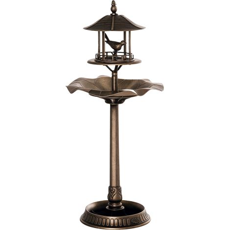 Vogeltränke Vogelbad Vintage Design, wetterbeständig,50cm × 50cm × 113cm, Messing HOMAIRE 50x50x113 cm - Gold (1/5)