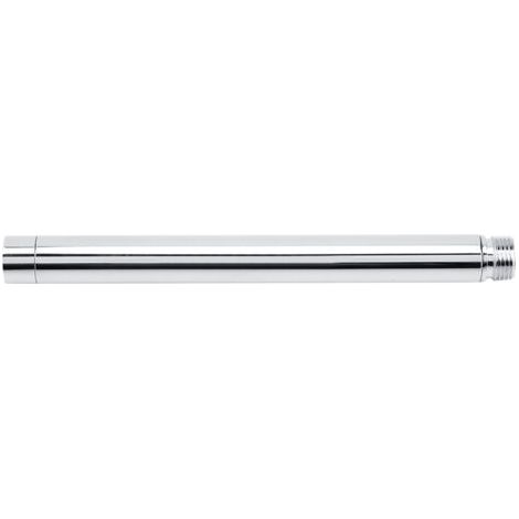 FENOPLASTICA,Accessoire de salle de bain Tube d'extension de douche rond en acier inoxydable 201 de 8 pouces avec chromage (1/5)