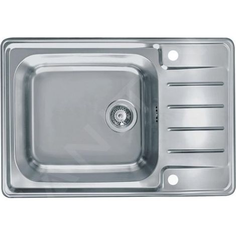 Alveus Praktik - Évier 790x500 mm, avec commande du vidage, inox 1122463 (1/2)