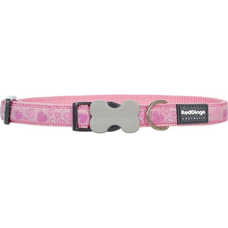 Collier chien rose breezy Red Dingo Fantaisie Taille : T3 (1/2)