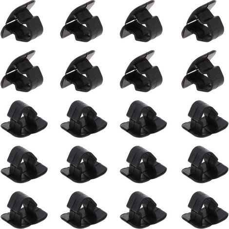 20 PCS Capot de Voiture Isolation Pad Support Clip Auto Capot en Plastique Boucle de Fixation Retenue, Isolation Thermique et Acoustique Disponible, Apto para Todo Tipo de Coches del Mer (1/4)
