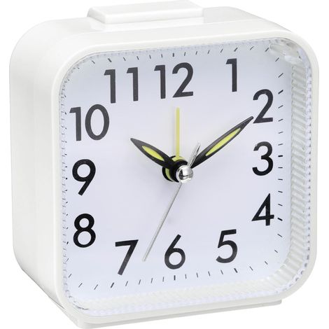 Réveil Silencieux Sans Bruit pour Chambre, Horloge Analogique avec Veilleuse Nuit et Snooze, Réveil Portable pour Enfants, Personnes Âgées, Bureau et Voyage (1/5)