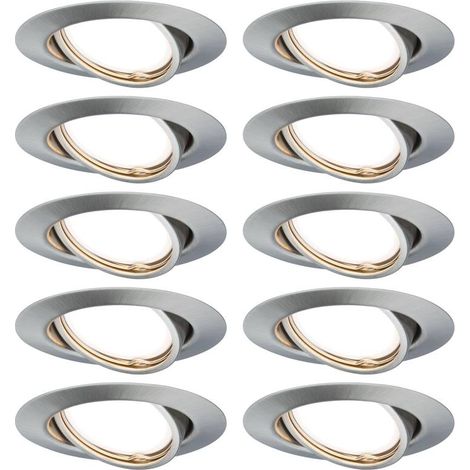Paulmann 93399 LED-Einbauleuchte LED GU10 Eisen (gebürstet) (1/5)