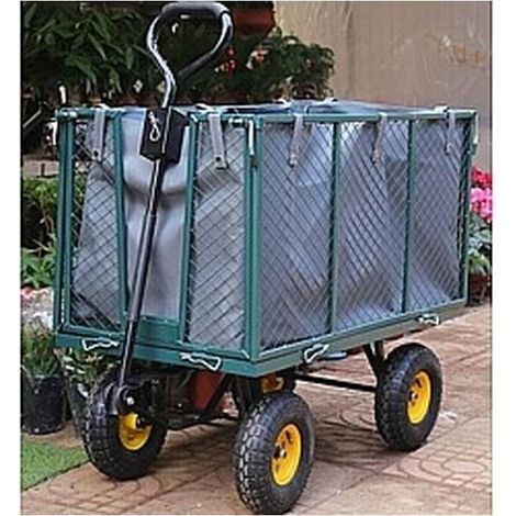 Chariot de Jardin 200 kg 110x53x84 cm - Robuste et Pratique - Efficace et robuste - Beast (1/5)