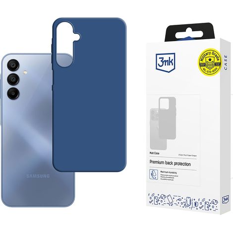 Custodia opaca 3mk blu per Samsung Galaxy A15 5G (1/2)