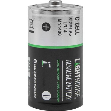 Lighthouse LR14 C LR14 Alkaline Batteries 6200 mAh (Pack 2) L/HBATC (1/4)