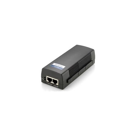 Der Poe-Injektor-Adapter Gigabit level one überträgt Daten und Strom über das gleiche Kabel bis zu 100 m.