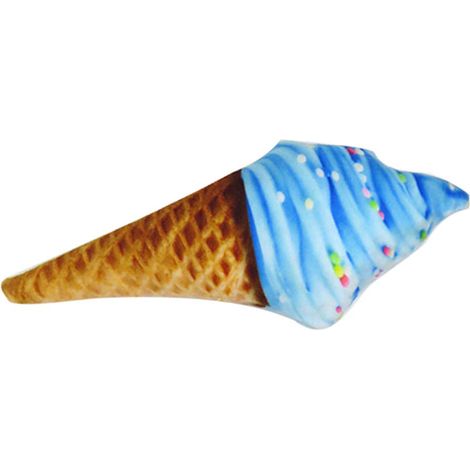 Peluche pour chien en toile, jouet à mâcher en forme de dessert glacé (Peluche chat myrtille) (1/5)
