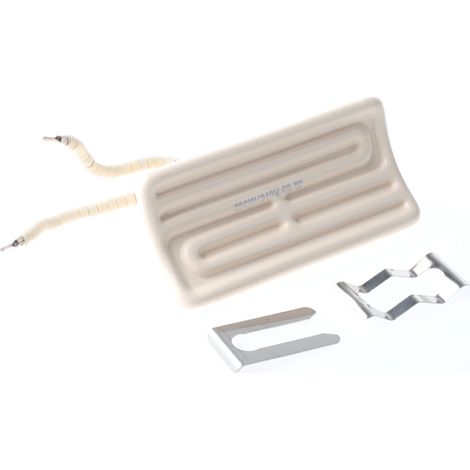 Élément de chauffage en céramique RS PRO, 122mm, 250 W, 230 V c.a. ( Prix pour 1 ) (1/2)