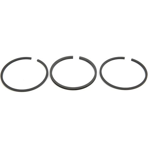 Jeu de 3 segments de piston pour cylindre de 42 mm, pièce de rechange pour pompe à air comprimé, compatible avec les applications de piston de pompe à air. (1/5)
