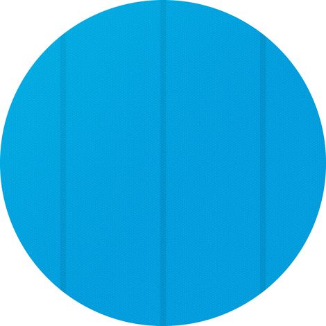 Bâche de piscine ronde 488 diamètre en polyéthylène bleu (1/5)