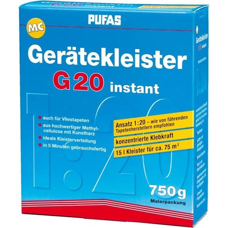 Pufas MC adhésif pour appareils électroménagers G20 instantané 750 g (1/4)