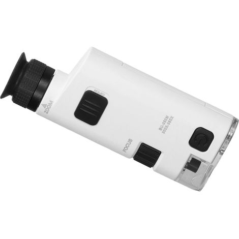 Microscope LED pour téléphone portable, universel, à clip détachable, zoom lumineux 300x-350x, format de poche (1/5)