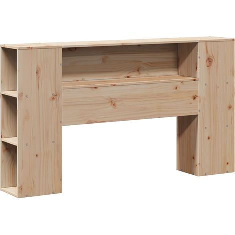 Cabecero de cama con almacenaje madera maciza de pino 150 cm vidaXL