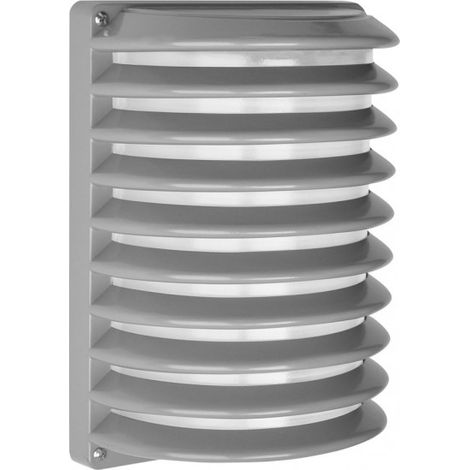 FAB 148661028 Aluminium Outdoor Apply Achernar 1xe27 Grau Ip44 25,5x18x13 Cm