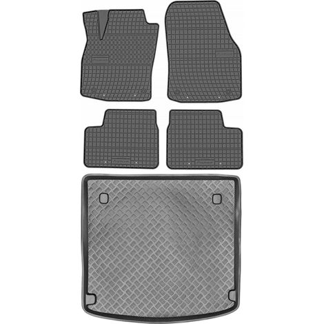Opel Astra III H Kombi (2004–2014) – Set: Gummifußmatten + Kofferraummatte