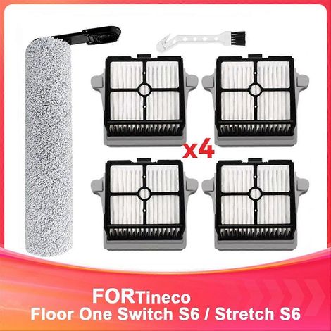 Pour sol One interrupteur S6 / Stretch S6 pièce aspirateur eau et poussière Consumable brosse rouleau filtre HEPA (1/5)