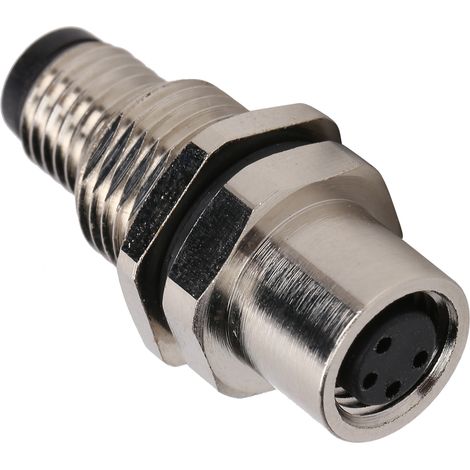 Adaptateur M8 Laiton 4 Pôles IP67, Connecteur Étanche M8-I4 pour Prise Industrielle (1/5)