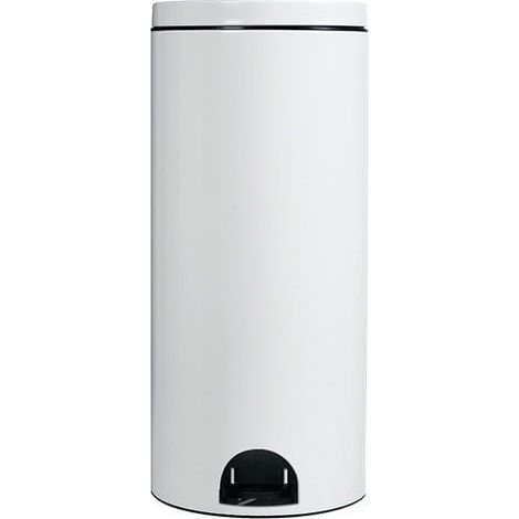 Rossignol Élora 90233 cubo de basura con pedal blanco 30L