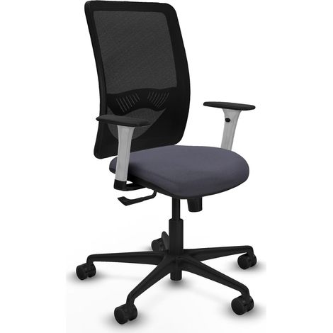 Chaise de bureau piqueras y crespo Zulema blanc mécanisme synchronisé (1/2)