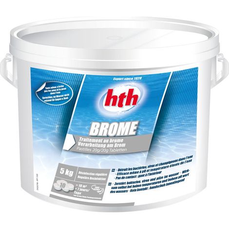 HTH Brome - Traitement au brome Pastilles 5kg