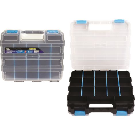 34 Section Professional Tool Organiser Box Screws Nails Storage Case Box TC379