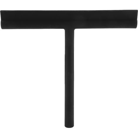 Raclette inox salle de bain cuisine voiture vitres avec crochets support mural, grattoir multifonction acier inoxydable, 1 pièce. (1/5)