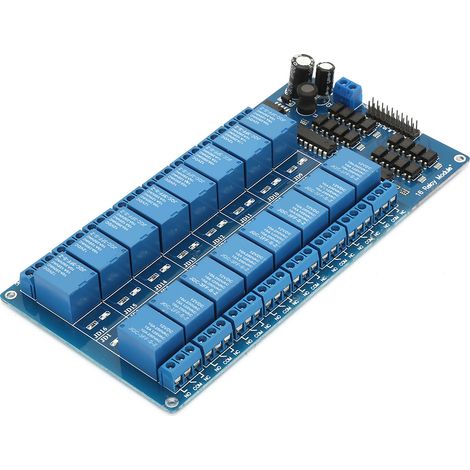 12V 16-Kanal-Relaismodul mit Optokoppler, Schnittstellensteuerplatine (1/5)
