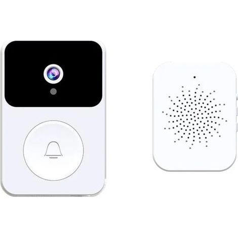 Sans fil Smart X9 HD 1080P vidéo sonnette caméra nuit interphone visuel sonnette IR alarme caméras de sécurité stockage en nuage (1/5)
