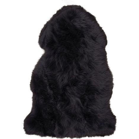 Pelle di Agnello Naturale Nera 50x85 cm