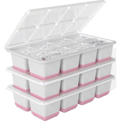 Eiswürfelformen Silikon Deckel Whiskey 3er Pink-1.75-inch-ice-cubes (1/5)