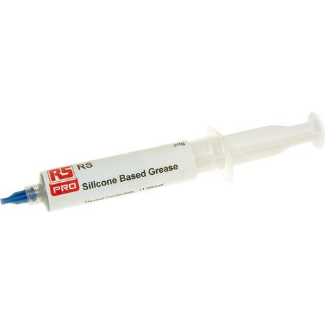 Graisse Silicone RS PRO, Seringue de 20 g ( Prix pour 1 )