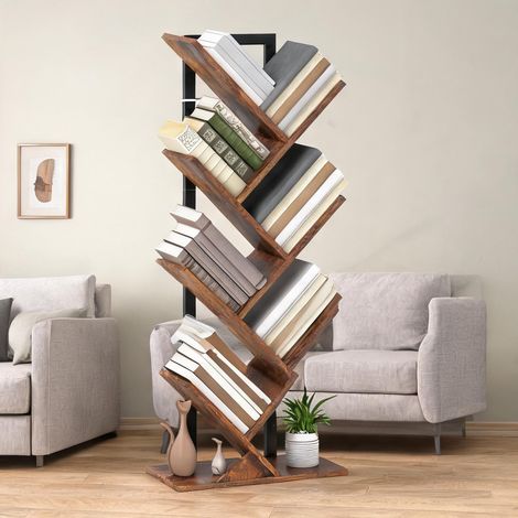 SunJet Bibliothèque, étagère de rangement, design arbre - Réf. T4707AZNZ33E (1/5)