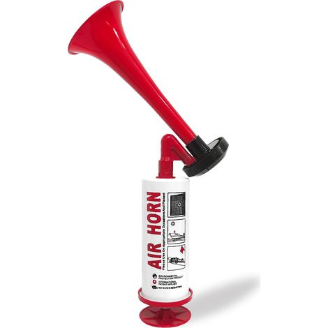Klaxon à Air Comprimé,Corne de Brume Supporter Manuelle, Klaxon de Stade Réutilisable, Signalisation pour Bateau, Événements Sportifs (1/5)