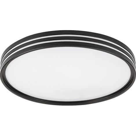 Plafoniera LED 39 cm 25W nero opaco tonda Epora Rabalux (1/5)