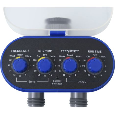 Maison Exclusive - Timer per Irrigazione Doppia Uscita con Valvole a Sfera (1/5)