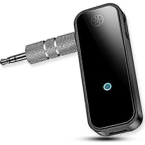 Émetteur/récepteur Bluetooth 2 en 1, adaptateur audio AUX 3,5 mm, compatible avec les téléviseurs, les voitures, les ordinateurs et les casques audio (noir) (1/5)