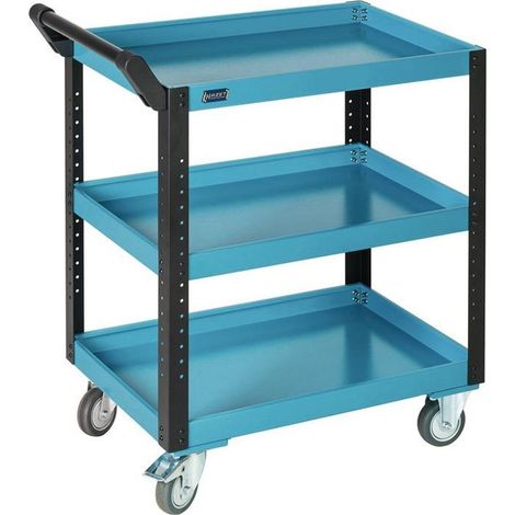 Chariot de service H896xL890xP542mm Capacité par niveau 50kg HAZET-BLEU (1/8)