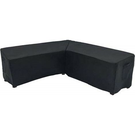 Housse de protection imperméable pour canapé d'angle en L, 215 x 215 x 87 cm, idéale pour un salon de jardin. (1/5)