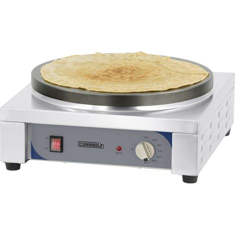 Crêpière fonte 2700w 40cm inox - Casselin - ccc40ep