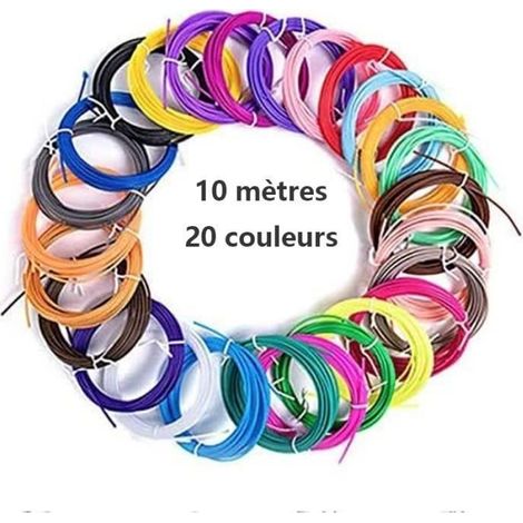 3D-PLA-Filament – YOLISTAR – 1,75 mm – 20 Farben – Gesamtlänge 200 m (1/4)