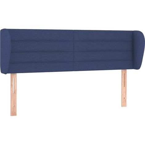 Maison Exclusive - Cabecero de tela azul 147x23x78/88 cm (1/5)