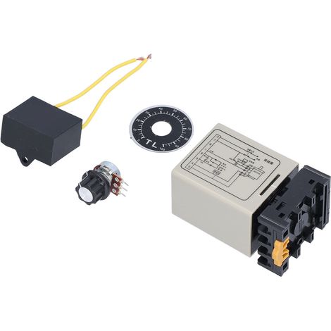 Régulateur de vitesse pour moteur à courant alternatif BERM, monophasé, 6 W à 200 W, 90 à 2 800 tr/min, 220 V/240 V, SS-22 (1/5)