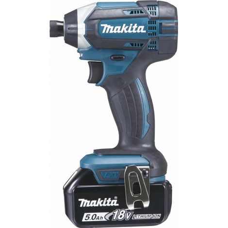 MAKITA atornillador de impacto 18 V Li-Ion 5 Ah 165 Nm - 2 baterías, cargador, maletín - DTD152RTJ