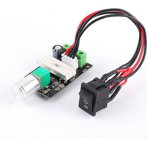 6-Régulateur de vitesse pour moteur CC 28 V 3 A à modulation de largeur d'impulsion réversible (PWM) - Interrupteur (1/5)