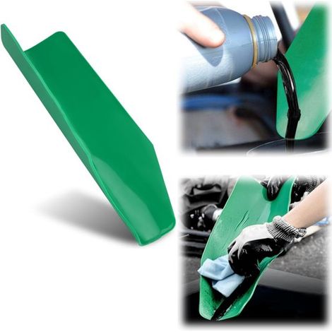 Entonnoir à essence Entonnoir filtrant Entonnoir pliable et flexible Entonnoir de vidange d'huile pour voitures (5020 cm Vert) (1/5)